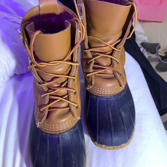 LL Bean boots. Navy size 8 - Picture 2 of 6